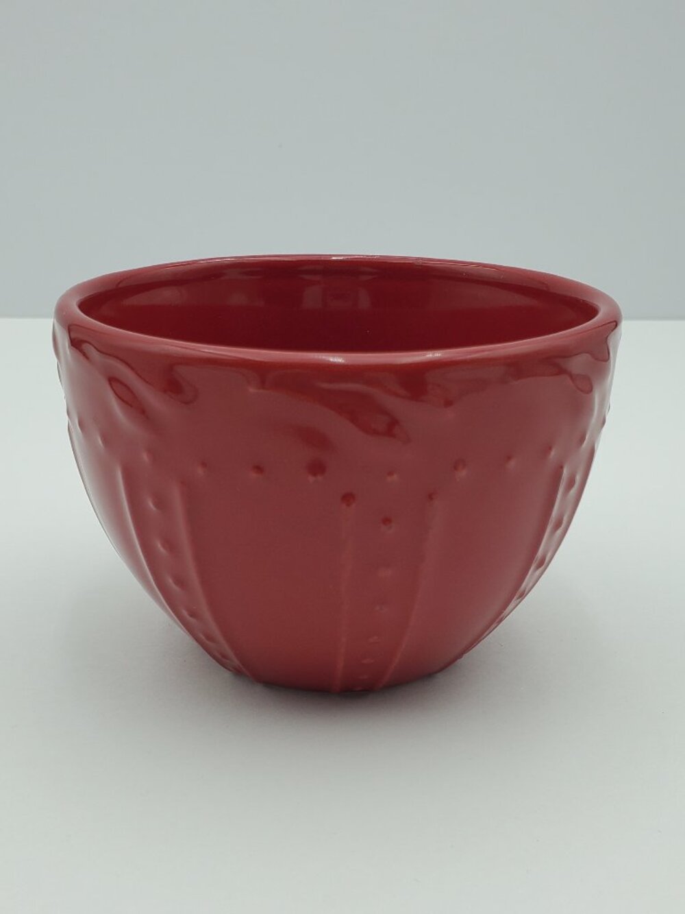 Signature Housewares Sorrento Ruby Red Dessert Bowl Berry Condiment Bowl